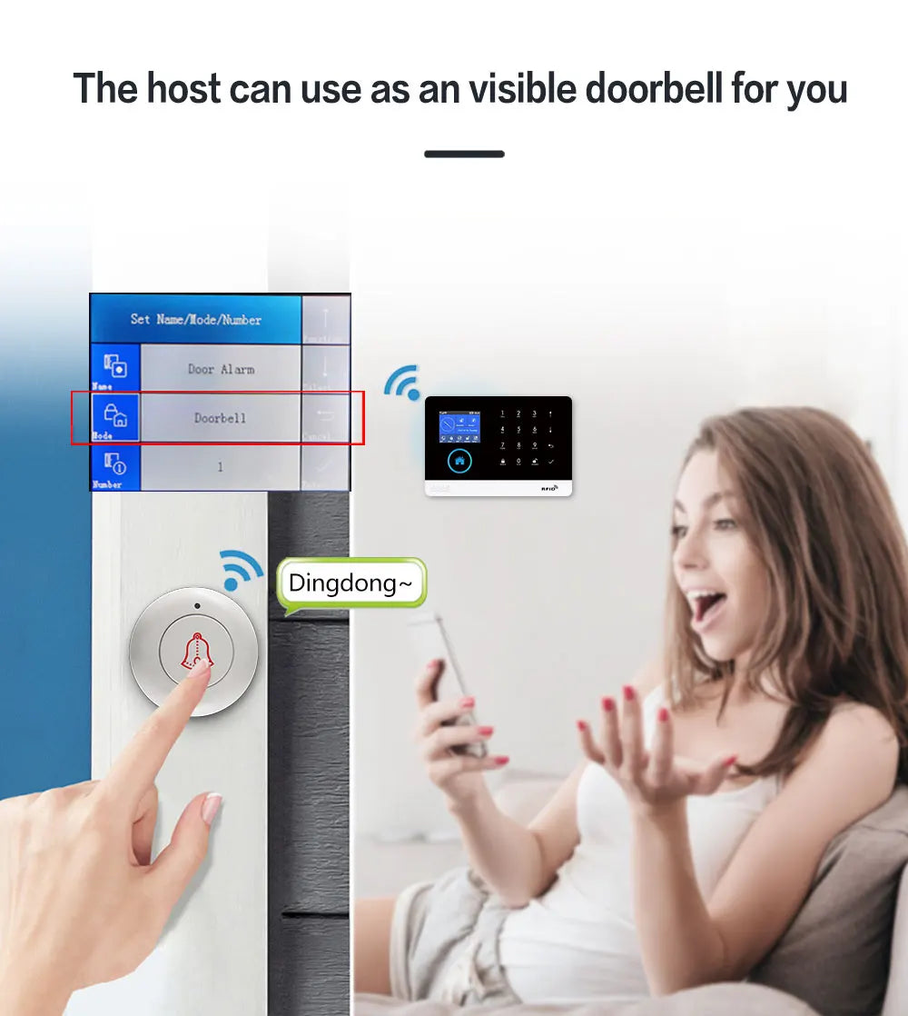 4G WiFi Smart Home Alarm System