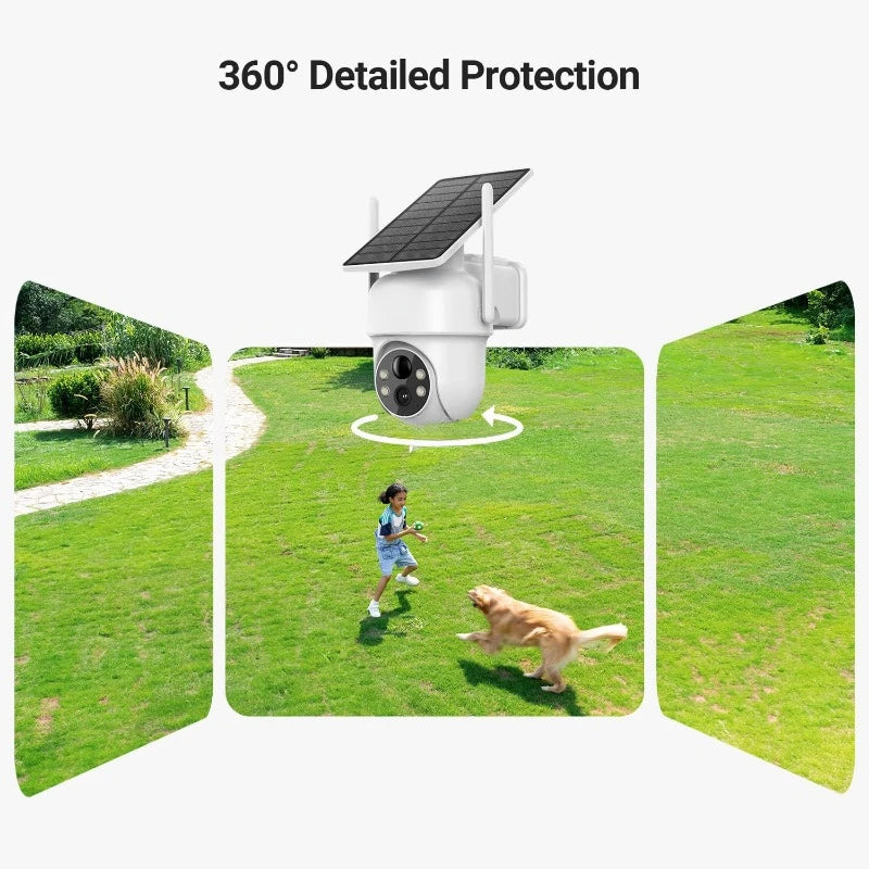 Solar Wireless Security Camera Kit