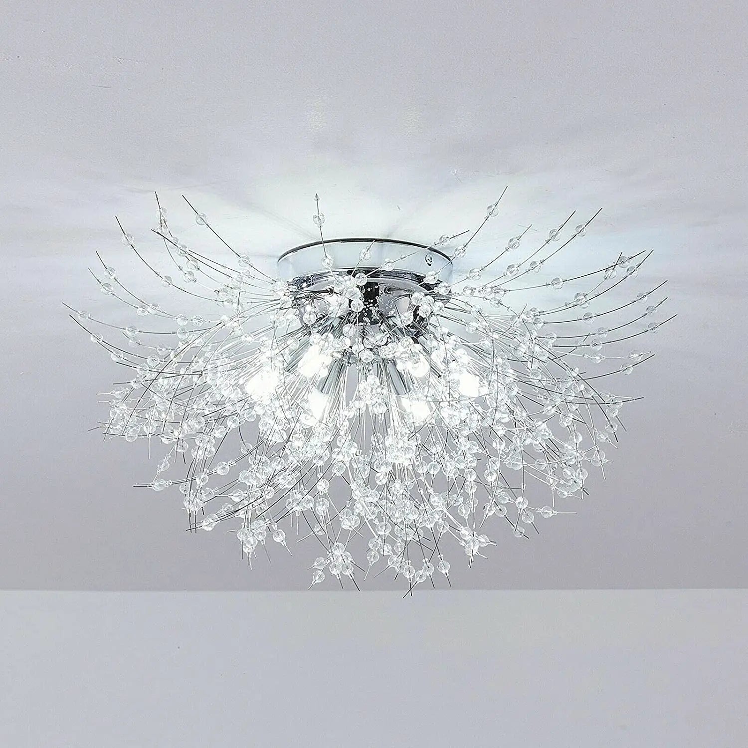 Modern Dandelion Crystal Ceiling Light