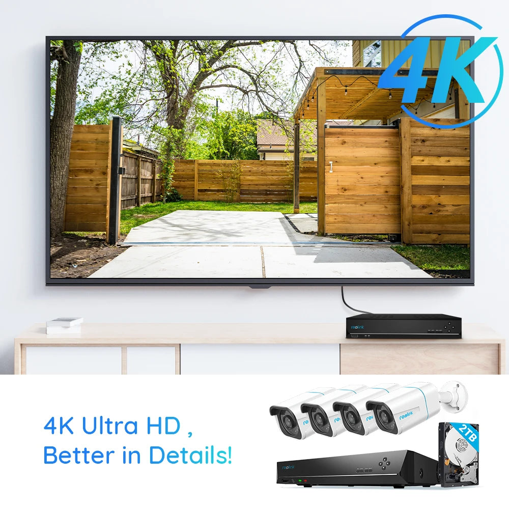 Reolink 8CH 4K Security Camera System
