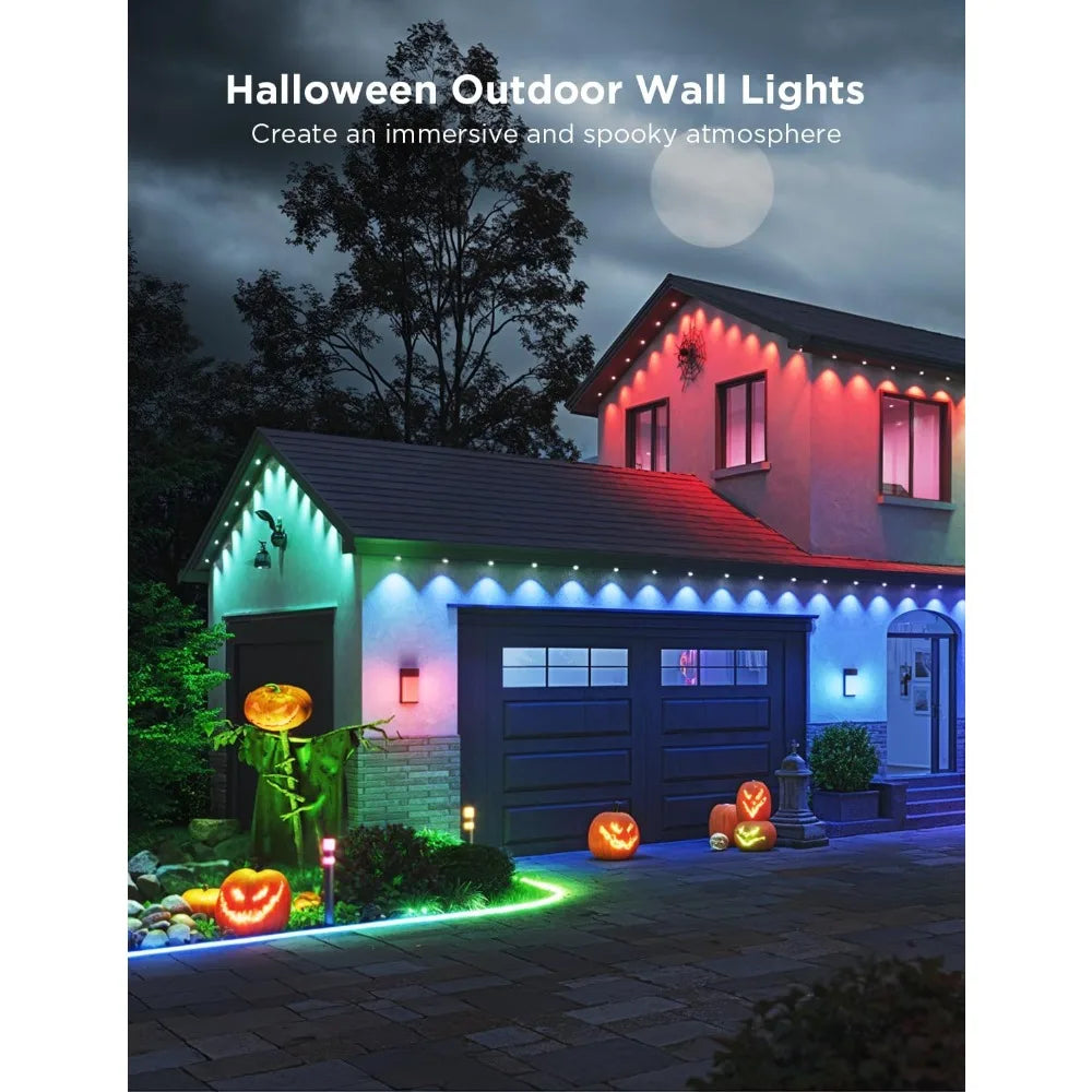 Smart RGBIC Outdoor Wall Light
