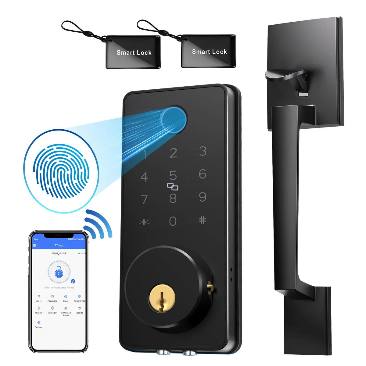 SF0802 Smart Fingerprint Door Lock
