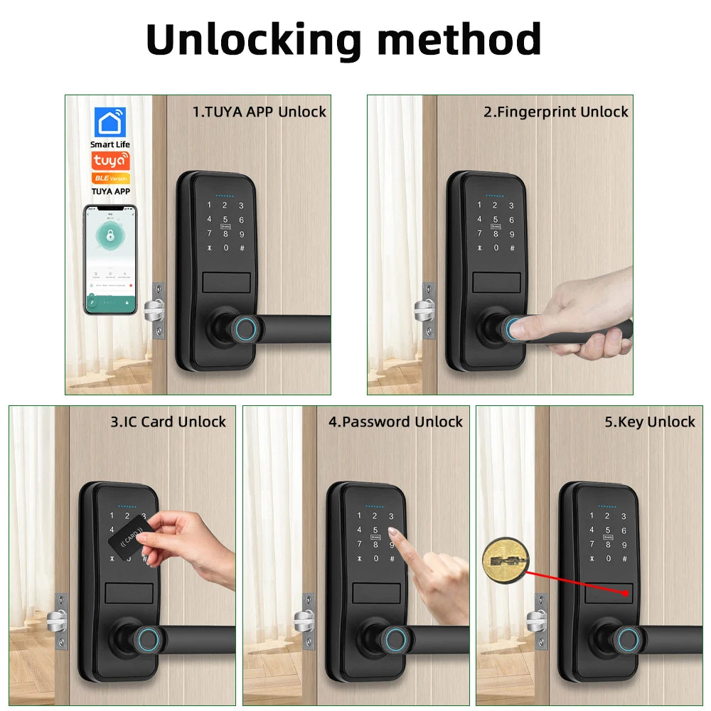 RAYKUBE P13 Smart Biometric Door Lock