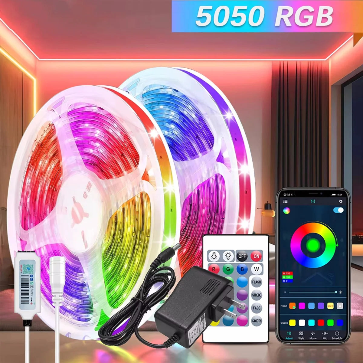 40m Bluetooth LED Strip Light