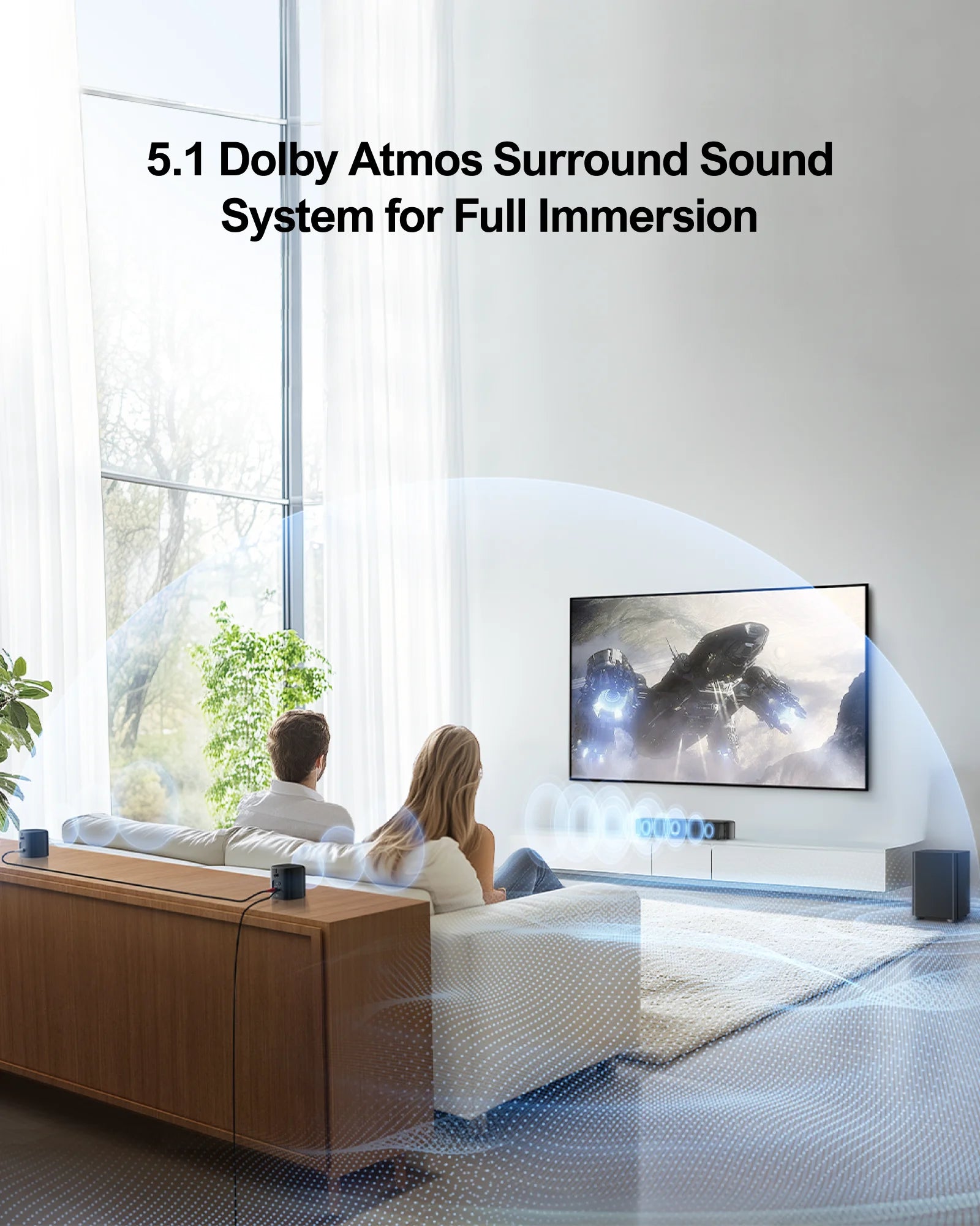 ULTIMEA 280W 5.1 Surround Sound Bar