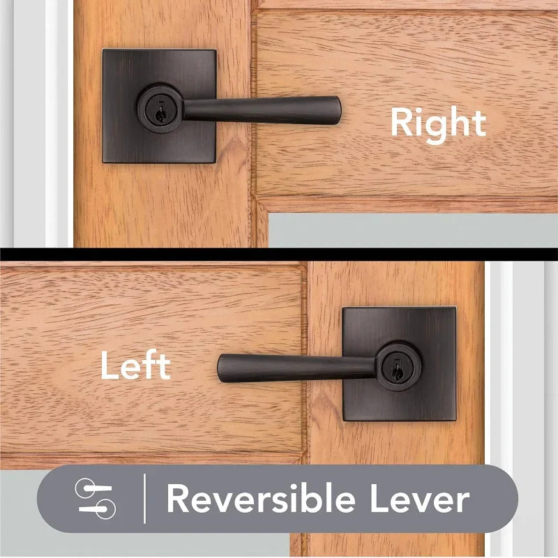 Spyglass Reversible Entry Door Handle