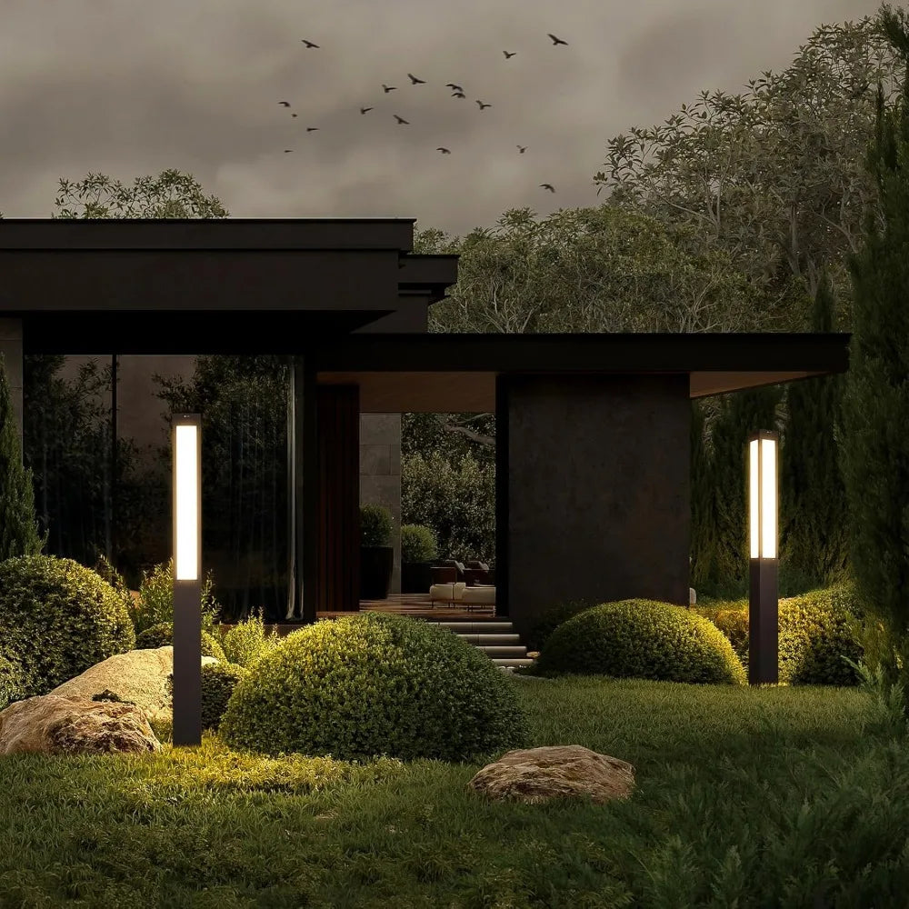 71" Modern LED Bollard Landscape Path Light