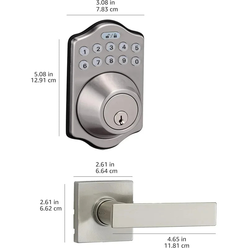 Traditional Electronic Keypad Deadbolt Lock