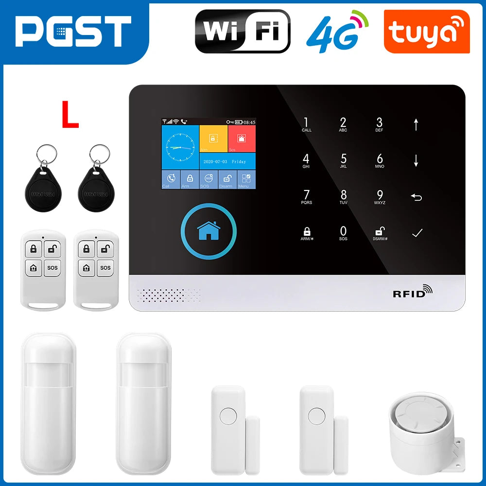 4G WiFi Smart Home Alarm System