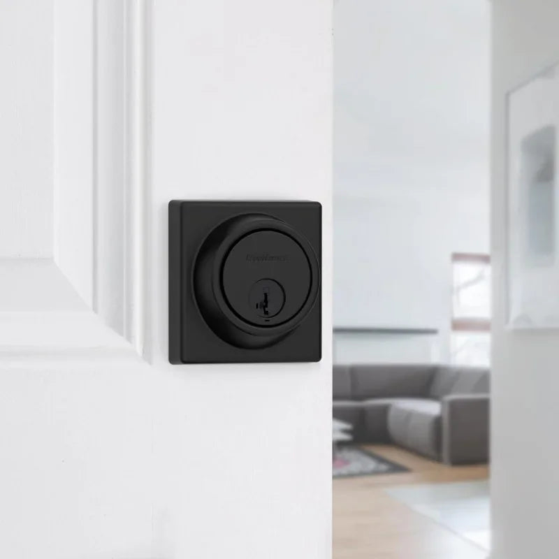 817 Matte Black Deadbolt Lock