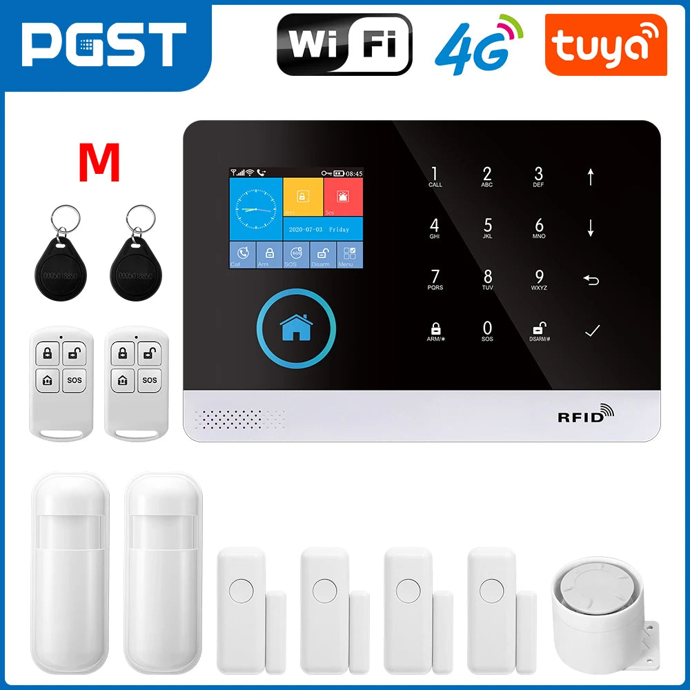 4G WiFi Smart Home Alarm System