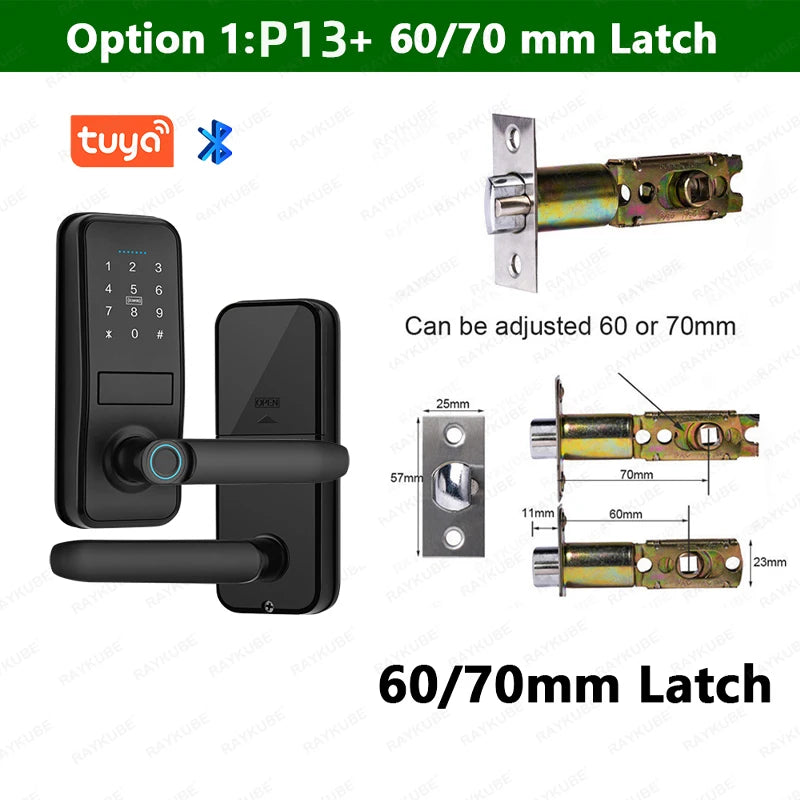 RAYKUBE P13 Smart Biometric Door Lock