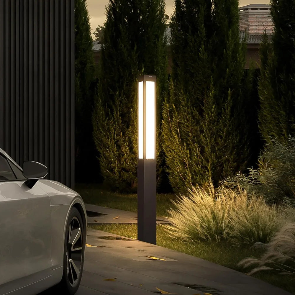 71" Modern LED Bollard Landscape Path Light