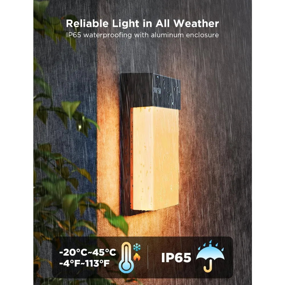 Smart RGBIC Outdoor Wall Light