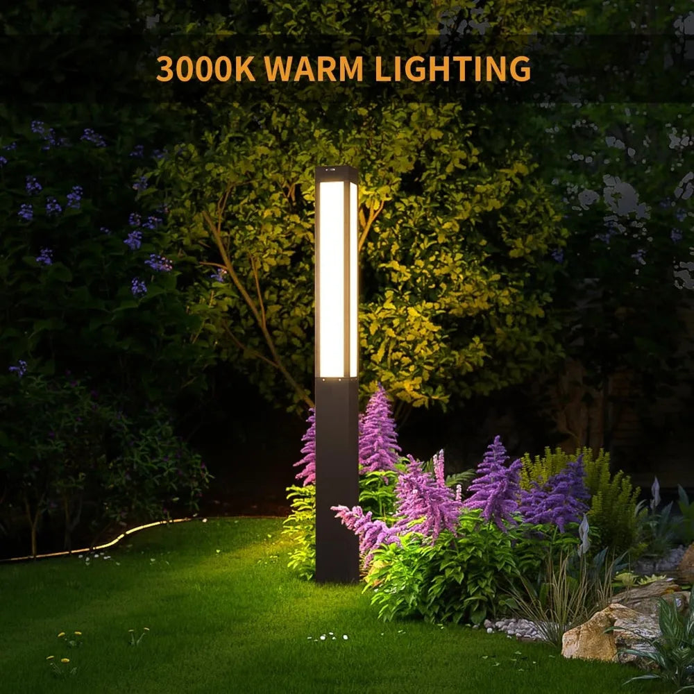 71" Modern LED Bollard Landscape Path Light