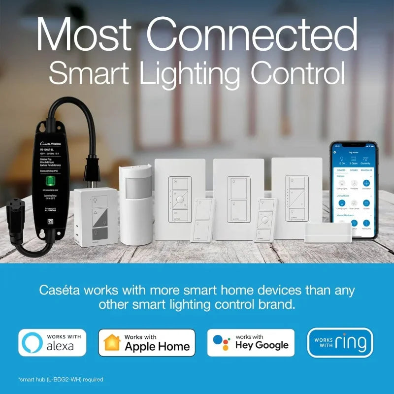 Caséta Wireless Smart Lighting Dimmer Switch