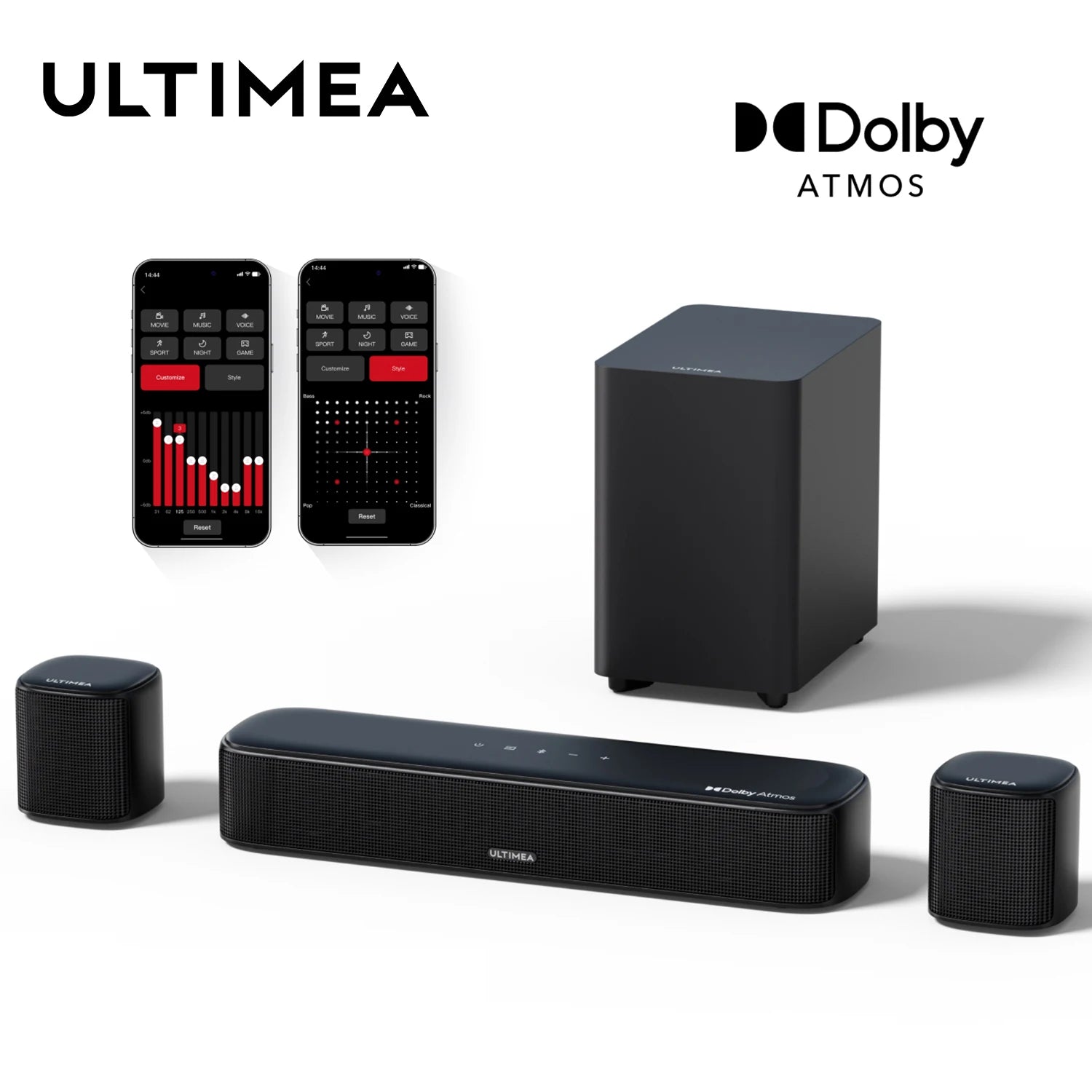 ULTIMEA 280W 5.1 Surround Sound Bar