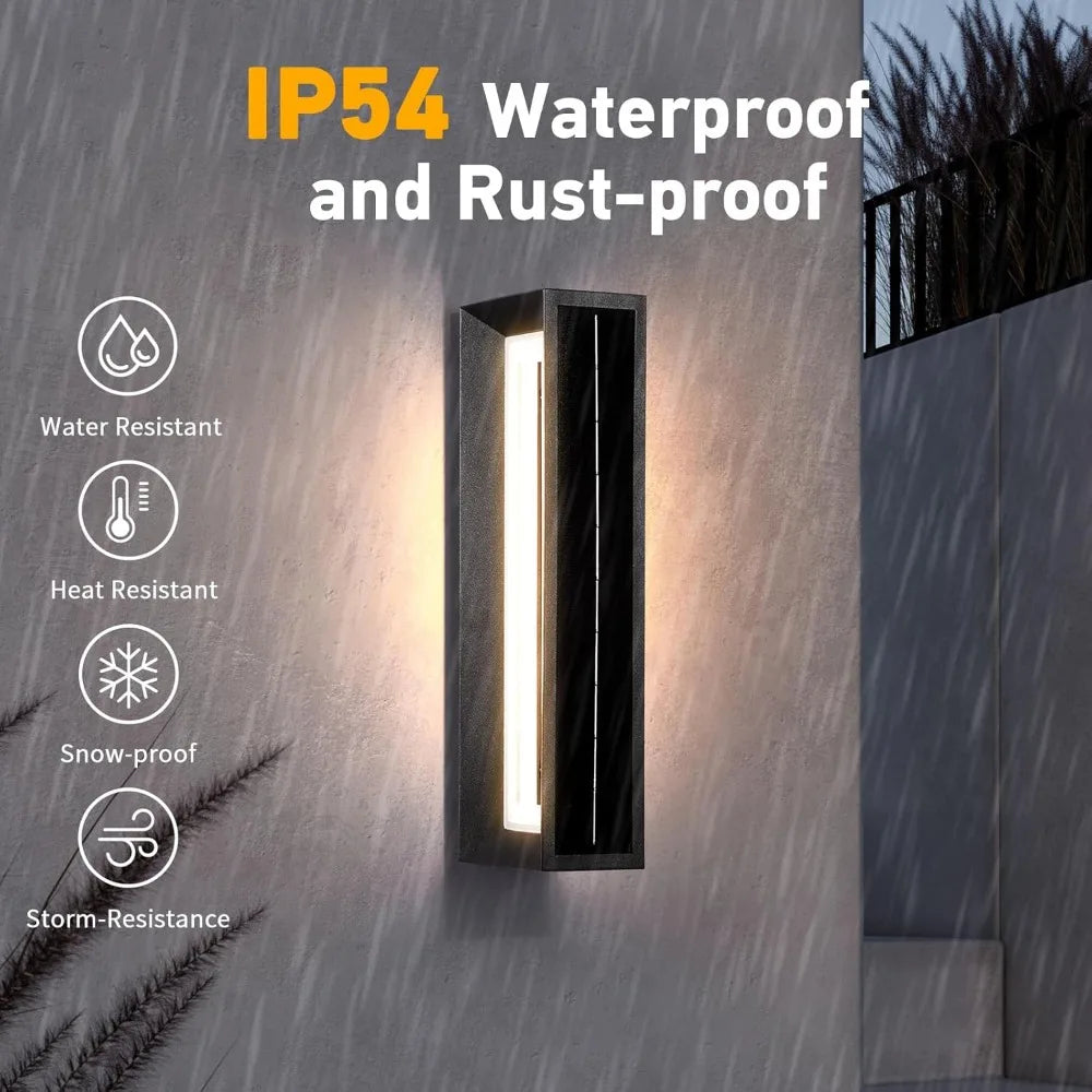 Solar Outdoor Sconce Wall Light
