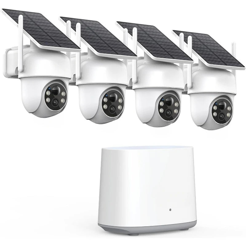 Solar Wireless Security Camera Kit
