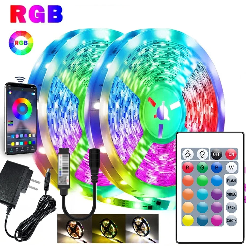30LEDS/m 5050 RGB LED Strip with Bluetooth App Control